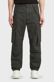 Мужские темно-серые карго R-3N Regular Straight Cargo Серый 33-34 G-Star RAW D25224,D191