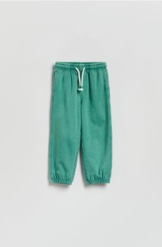 Reserved - Спортивні штани з ефектом прання - ментолово-зелений - 955IQ-65X