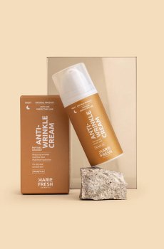 Нічний крем проти зморшок для сухої та нормальної шкіри з пептидами та молочною кислотою