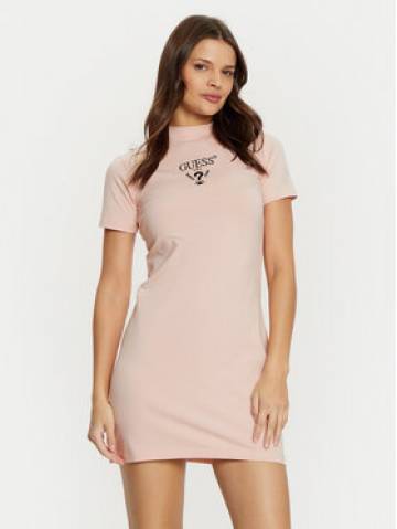 Guess Повсякденна сукня V4YK02 KCDH1 Рожевий Regular Fit Guess Повсякденна сукня V4YK02 KCDH1 Рожевий Regular Fit