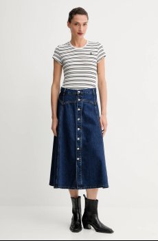 Хлопковая футболка G-Star Raw Stripe eyben slim v t 2.0