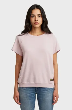 Женская розовая футболка Raglan Розовый XS G-Star RAW D24512,D976