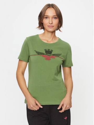 Aeronautica Militare Футболка 232TS2164DJ496 Зелений Regular Fit Aeronautica Militare Футболка 232TS2164DJ496 Зелений Regular Fit