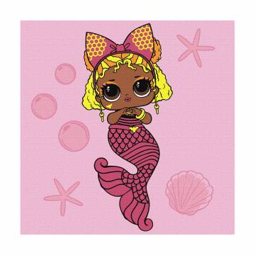 Картина по номерам Ideyka L.O.L. Surprise! Mermaids Queen Bee, 40*40 см (KHO6265) Картина по номерам Ideyka L.O.L. Surprise! Mermaids Queen Bee, 40*40 см (KHO6265)