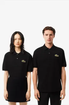 Черное поло (унисекс) Черный XXL Lacoste PH2751031