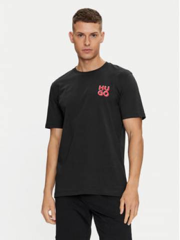 Hugo Футболка Dimoniti 50522434 Чорний Regular Fit Hugo Футболка Dimoniti 50522434 Чорний Regular Fit