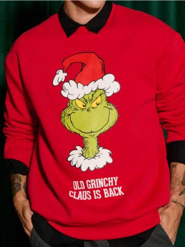 Світшот Grinch - червоний Світшот Grinch - червоний