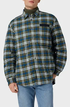 Мужская рубашка-пальто в клетку Разноцветный M Tommy Hilfiger MW0MW32859