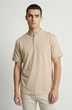 Бавовняна сорочка поло - нюдовий