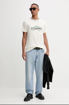 Хлопковая футболка Iceberg