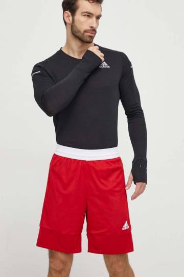 Тренировочные шорты adidas Performance цвет красный Тренировочные шорты adidas Performance цвет красный