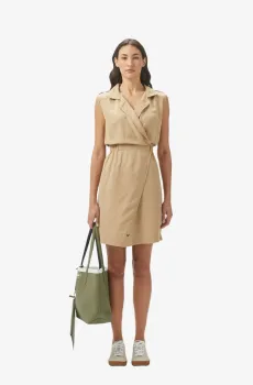 Женское бежевое платье Бежевый 42 Lacoste EF051302S