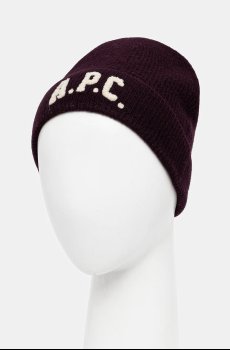 Шерстяная шапка A.P.C. bonnet axel