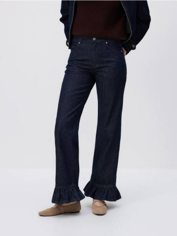 Reserved - Джинси з воланами - темно-синій - 581GE-59J Reserved - Джинси з воланами - темно-синій - 581GE-59J