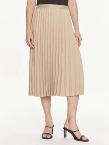 Tommy Hilfiger Спідниця в складку Fluid WW0WW41793 Бежевий Regular Fit Tommy Hilfiger Спідниця в складку Fluid WW0WW41793 Бежевий Regular Fit