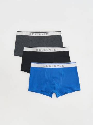 Reserved - Класичні боксери, 3 шт. - індиго - 556CS-57X Reserved - Класичні боксери, 3 шт. - індиго - 556CS-57X