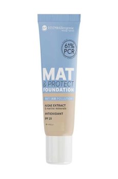 Тональная основа для лица Bell HypoAllergenic Mat & Protect Foundation, SPF 25, 01 Vanilla, 30 г