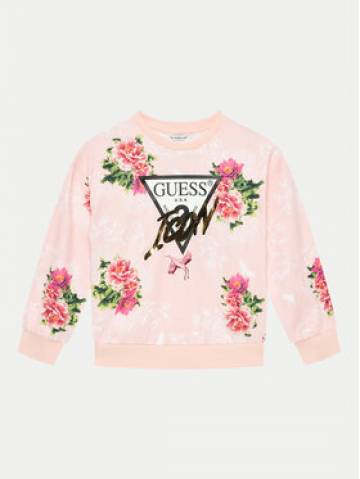 Guess Світшот J4YQ02 KA6R3 Рожевий Regular Fit Guess Світшот J4YQ02 KA6R3 Рожевий Regular Fit