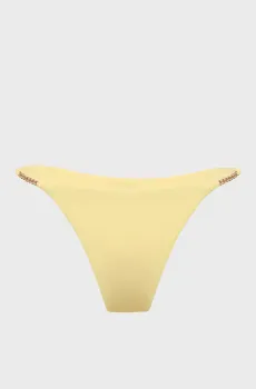 Женские желтые трусики от купальника CHAIN CHEEKY BOTTOM Желтый L Karl Lagerfeld B2W46012