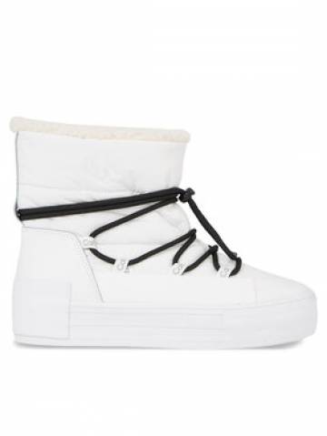 Calvin Klein Jeans Снігоходи Bold Vulc Flatf Snow Boot Wn YW0YW01181 Білий Calvin Klein Jeans Снігоходи Bold Vulc Flatf Snow Boot Wn YW0YW01181 Білий