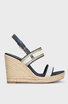 Женские босоножки GOLDEN WEBBING WEDGE Разноцветный 37 Tommy Hilfiger FW0FW07089