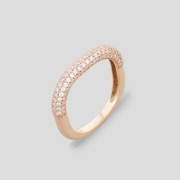 Золотое кольцо Minimal к097-ч-др-18 18 Золотое кольцо Minimal к097-ч-др-18 18