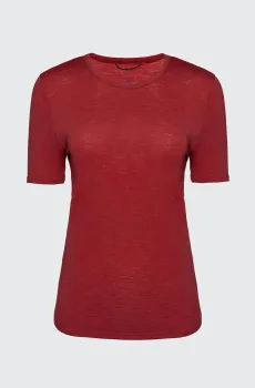Женская красная футболка STOPWATCH SHORT SLEEVE Красный XS Saucony SAW800484-GAH