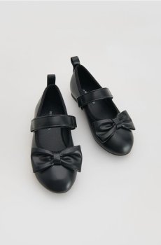 Reserved - Балетки з бантами - чорний - 377GG-99X
