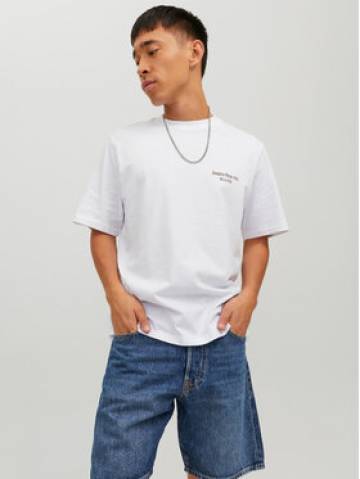 Jack&Jones Футболка Grocery 12230754 Білий Oversize Jack&Jones Футболка Grocery 12230754 Білий Oversize