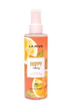 Парфюмированный спрей для тела и волос La Rive Happy Vibes женский, 200 мл