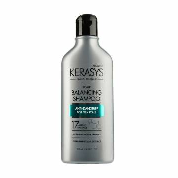 Шампунь по уходу за жирной кожей головы KeraSys Scalp Care Balancing Shampoo, 180 мл Шампунь по уходу за жирной кожей головы KeraSys Scalp Care Balancing Shampoo, 180 мл