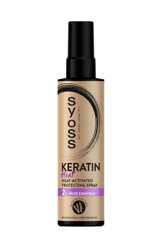 Термозащитный спрей для волос SYOSS Keratin Heat Spray, 200 мл