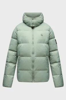 Мужской мятный пуховик ESSENTIALS DOWN JACKET Ментоловый S Calvin Klein Jeans J30J325946