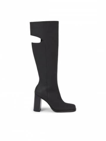 Calvin Klein Jeans Чоботи Long Heel Zip Boot Cut Out Edgy YW0YW01253 Чорний Calvin Klein Jeans Чоботи Long Heel Zip Boot Cut Out Edgy YW0YW01253 Чорний