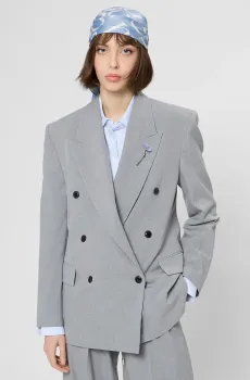 Женский серый жакет Серый 38 HUGO 50554018;063