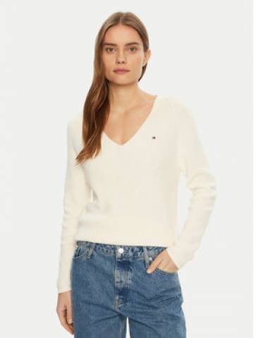 Tommy Hilfiger Светр WW0WW44452 Écru Regular Fit