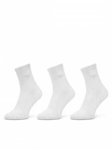 Emporio Armani Underwear Набір 3 пар високих жіночих шкарпеток 292323 4F254 00010 Білий Emporio Armani Underwear Набір 3 пар високих жіночих шкарпеток 292323 4F254 00010 Білий