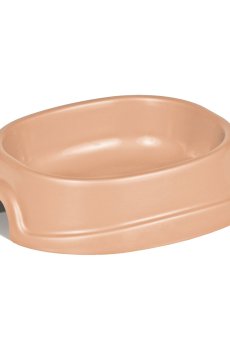 Миска для кошек и собак Природа Модерн N1 розово-бежевая, 300 мл