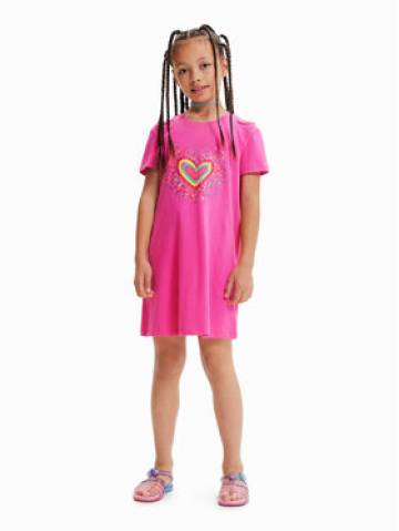 Desigual Повсякденна сукня 23SGVK09 Рожевий Regular Fit Desigual Повсякденна сукня 23SGVK09 Рожевий Regular Fit