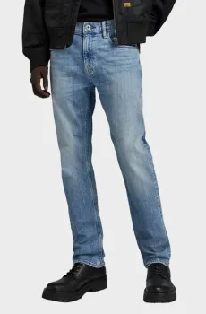 Мужские синие джинсы Mosa Straight Синий 30-32 G-Star RAW D23692,D498