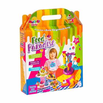 Набор для творчества Strateg Мистер Тесто Food Paradise, 57 элементов, от 5 лет (71304) Набор для творчества Strateg Мистер Тесто Food Paradise, 57 элементов, от 5 лет (71304)