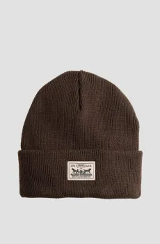 Мужская темно-коричневая шапка Коричневый ONESIZE Levi’s® 000J4;0020