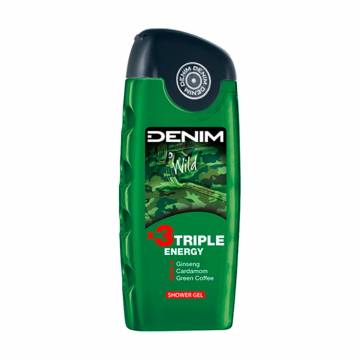 Мужской гель для душа DENIM Wild Shower Gel, 250 мл Мужской гель для душа DENIM Wild Shower Gel, 250 мл