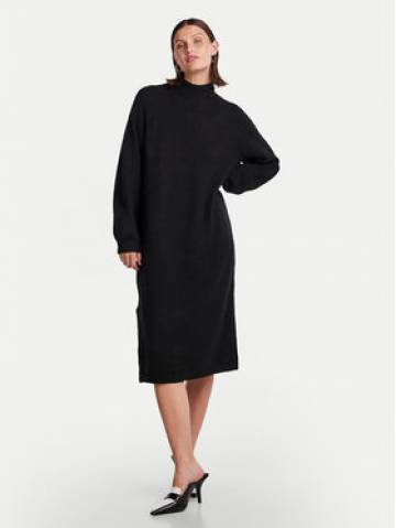YAS Трикотажна сукня Balis 26030704 Чорний Loose Fit YAS Трикотажна сукня Balis 26030704 Чорний Loose Fit