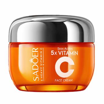 Крем для лица Sadoer 5X Vitamin C Face Cream с витамином С, 50 г Крем для лица Sadoer 5X Vitamin C Face Cream с витамином С, 50 г