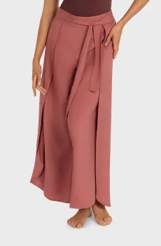 Женские розовые льняные брюки Розовый M MARC&ANDRE BR24-03-PA