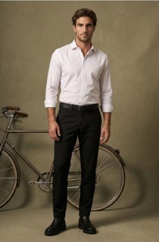 Сорочка slim fit - білий