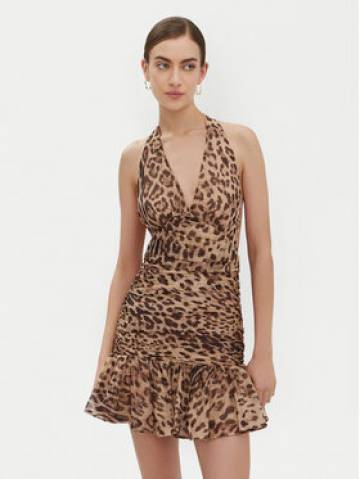 BARDOT Коктейльна сукня 59705DB Коричневий Regular Fit BARDOT Коктейльна сукня 59705DB Коричневий Regular Fit