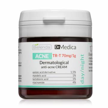 Дерматологический крем для лица Bielenda Dr Medica Acne Dermatological Anti-Acne Cream анти-акне, 50 мл Дерматологический крем для лица Bielenda Dr Medica Acne Dermatological Anti-Acne Cream анти-акне, 50 мл