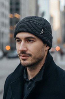 Шапка-біні - темно-сірий